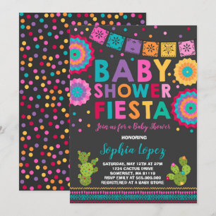 Fiesta Baby Shower Invitación a la Baby Shower mex