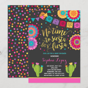 Fiesta Baby Shower Invitación a la Baby Shower mex