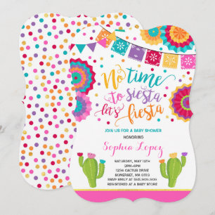 Fiesta Baby Shower Invitación a la Baby Shower mex