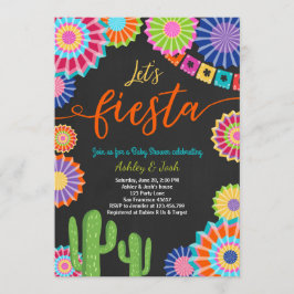 Fiesta Baby Shower invitación Cactus mexicano