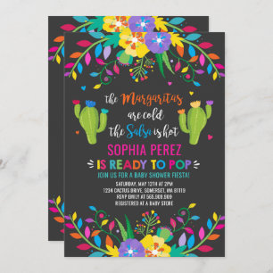 Fiesta Baby Shower Invitación mexicana Baby Shower