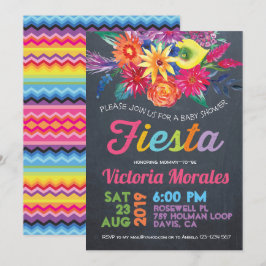 Fiesta Baby Shower Party Invitación