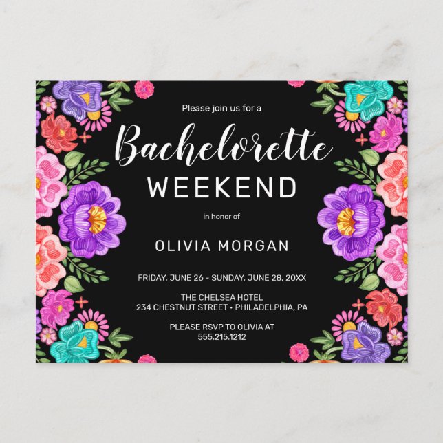 Fiesta Bachelorette Invitación a la fiesta de fin  (Anverso)