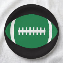 Fiesta/Banquete del Equipo de Fútbol Verde Platos