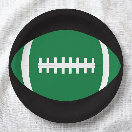 Fiesta/Banquete del Equipo de Fútbol Verde Platos 