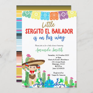 Fiesta Boy Invitación a Baby Shower