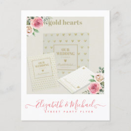 Fiesta callejero estilo Boda diseño propio volante