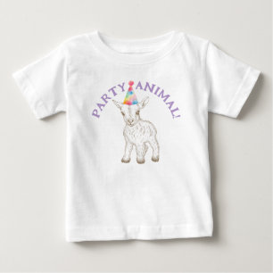 Fiesta Camisa de Bebé Animal - Graciosa Tarta de C