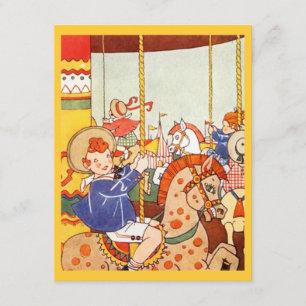 Fiesta Carousel Merry-Go-Round INVITACIONES
