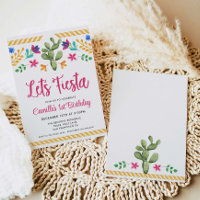 Fiesta Chica Invitación de cumpleaños