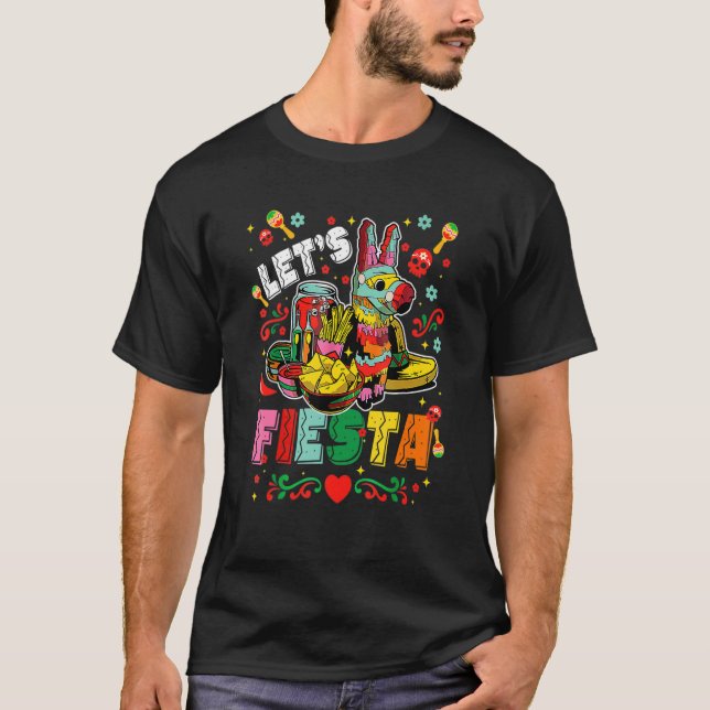 Fiesta Cinco De Mayo Camisa Mexicana Hombre (Anverso)