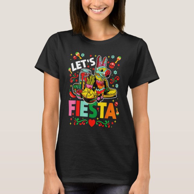 Fiesta Cinco De Mayo Camisa Mexicana Hombre (Anverso)