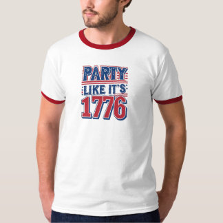 Fiesta como si fuera camiseta 1776 - 4 de julio