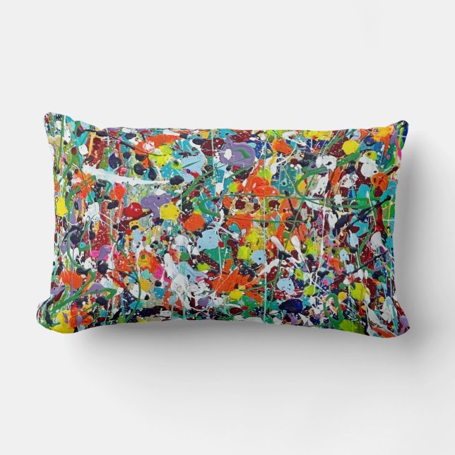 Fiesta como si fuera el Cojín decorativo Lumbar Po (Anverso)