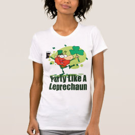 Fiesta como una camiseta del Leprechaun