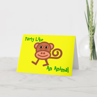 Fiesta como una invitación animal