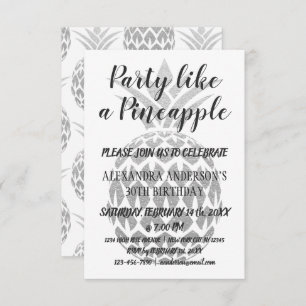 Fiesta como una piña cualquier invitación del