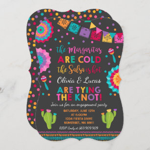 Fiesta Compromiso Invitación Fiesta Mexicano