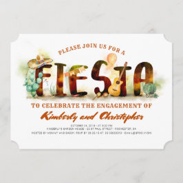 Fiesta Compromiso Invitación Fiesta Mexicano