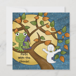 Fiesta con la invitación de Halloween de Ghouls