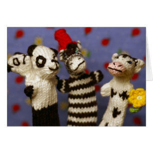 Fiesta con la panda, la cebra y la vaca