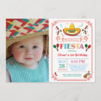 Fiesta Cumpleaños Invitación Mexicana