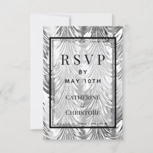 Fiesta de Aniversario de Plata Tarjeta de Atrás de