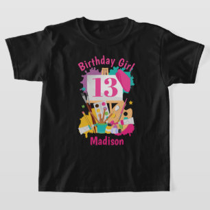 Fiesta de arte Camisa de cumpleaños Pintura Cumple