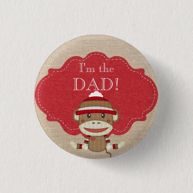 Fiesta de Baby Shower de encargo soy el botón del (Anverso)