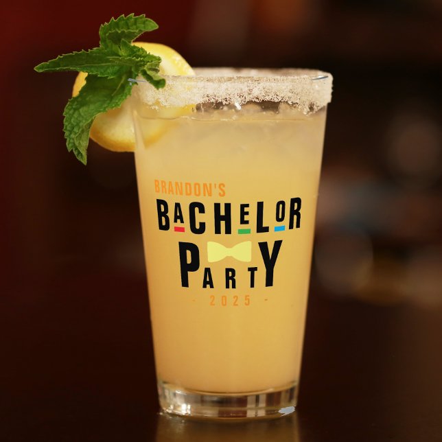 Fiesta de Bachelor de Bowtie retro 90 (Subido por el creador)