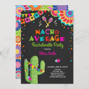 Fiesta de bachillerato Invitación Nacho Promedio