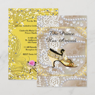 Fiesta DE BACHLORETTE DE CINDARELLA O INVITACIÓN D