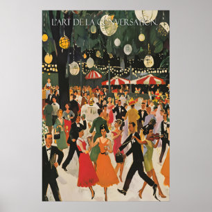 Fiesta de Baile de Gatsby Impresión de Arte Salón