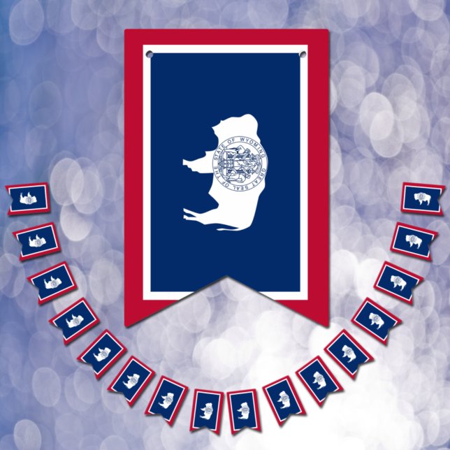 Fiesta de bandera Wyoming, banners de agrupamiento (Subido por el creador)