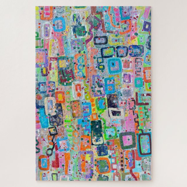 Fiesta de bloques 20 x 30 rompecabezas (Vertical)