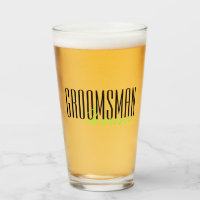 Fiesta de boda personalizada "Groomsman" en negrit