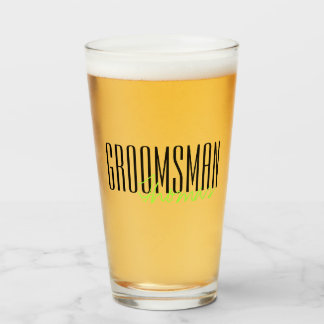 Fiesta de boda personalizada "Groomsman" en negrit