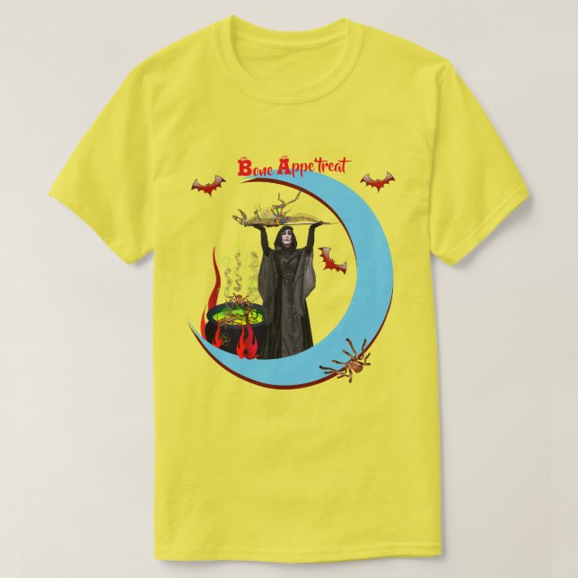 Fiesta de Brujas Amarillas (Unisex) Camiseta de Ha (Diseño del anverso)