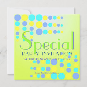 Fiesta de Burbujas Frescas / Invitación Especial