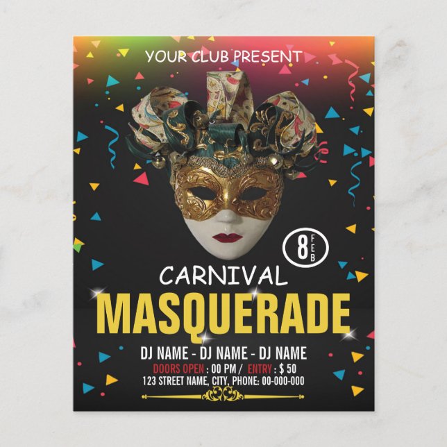 Fiesta de Carnaval Volante (Frente)