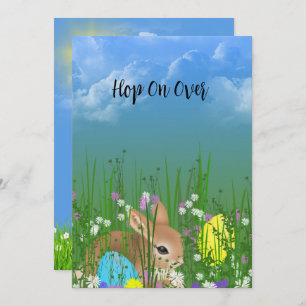 Fiesta de caza de huevos de conejo de Pascua