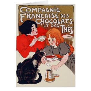 Fiesta de chocolate francés Steinlen Art