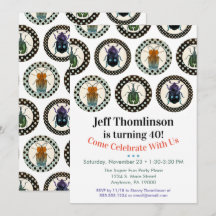 Fiesta de Ciencia de Invitación de Cumpleaños de I