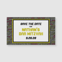 Fiesta de Coder Guardar el imán de fecha (pequeño)