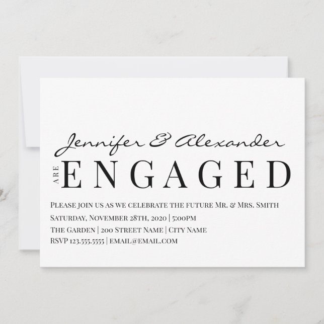 Fiesta de compromiso (Anverso)