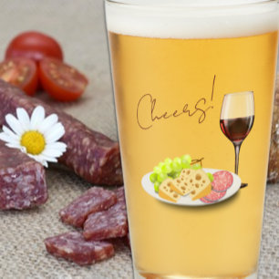 Fiesta de compromiso de vino y charcutería