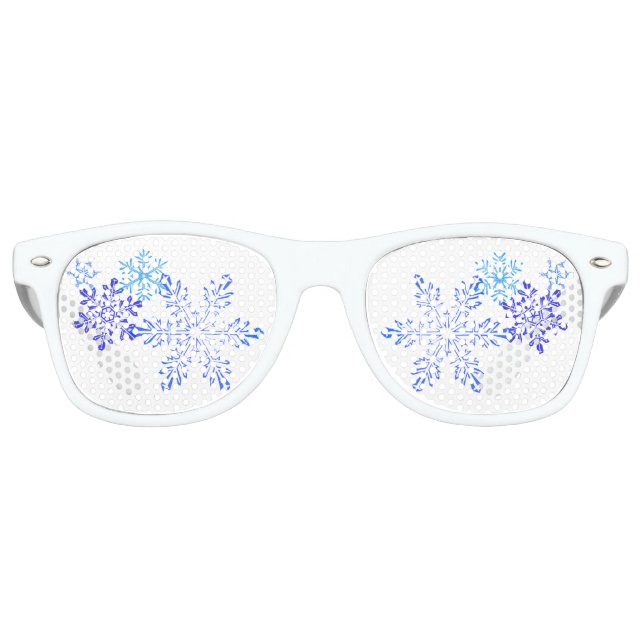 Fiesta de copos de nieve favorece las gafas de sol (Anverso)