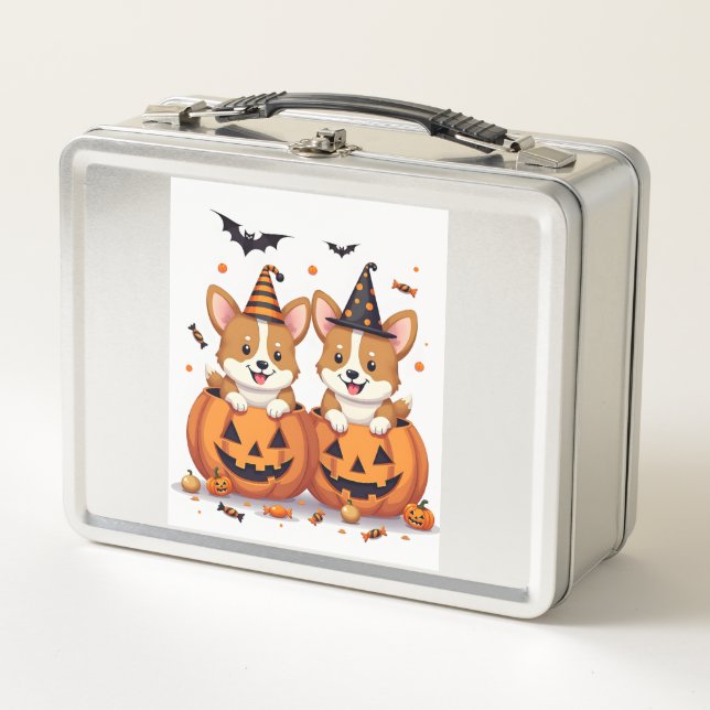 Fiesta de Corgi de Calabaza (Anverso)