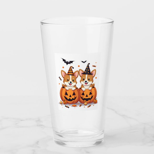 Fiesta de Corgi de Calabaza (Anverso)