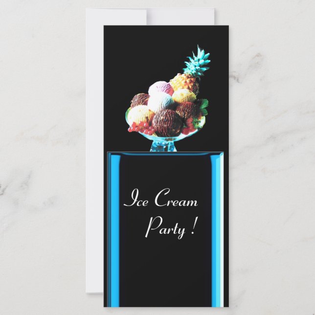 Fiesta DE CREMA DE HIELO - TIENDA DESERTO, rojo az (Anverso)